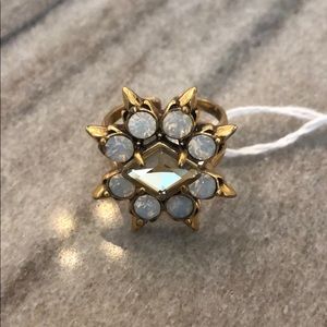 Stella Dot gold white ring